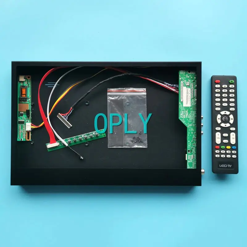 

For B141EW03 B141EW04 TV Analog Controller Board+Metal Case 1280*800 1CCFL LVDS 30 Pin DIY Kit 14.1" VGA HDMI-Compatible AV USB