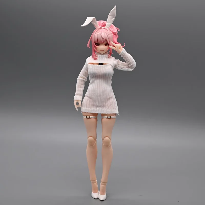 Модель плотного прилегающего свитера в масштабе 1/12 для солдатиков 6-дюймового