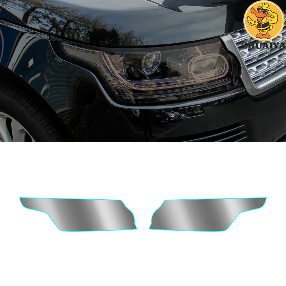 

For Range Rover L405 2013-2021 Pre-Cut Car Headlight Tint Smoked Black Protective Film Protection Transparent PPFfilm