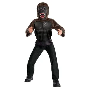 Gorilla Clothes Animal Modeling Clothing Halloween Costume for Kids Monster Cosplay Costume Coat with mask