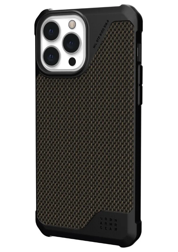 Чехол Urban Armor Gear (UAG) Metropolis LT Series для iPhone 13 Pro Max цвет Оливковый кевлар - купить по