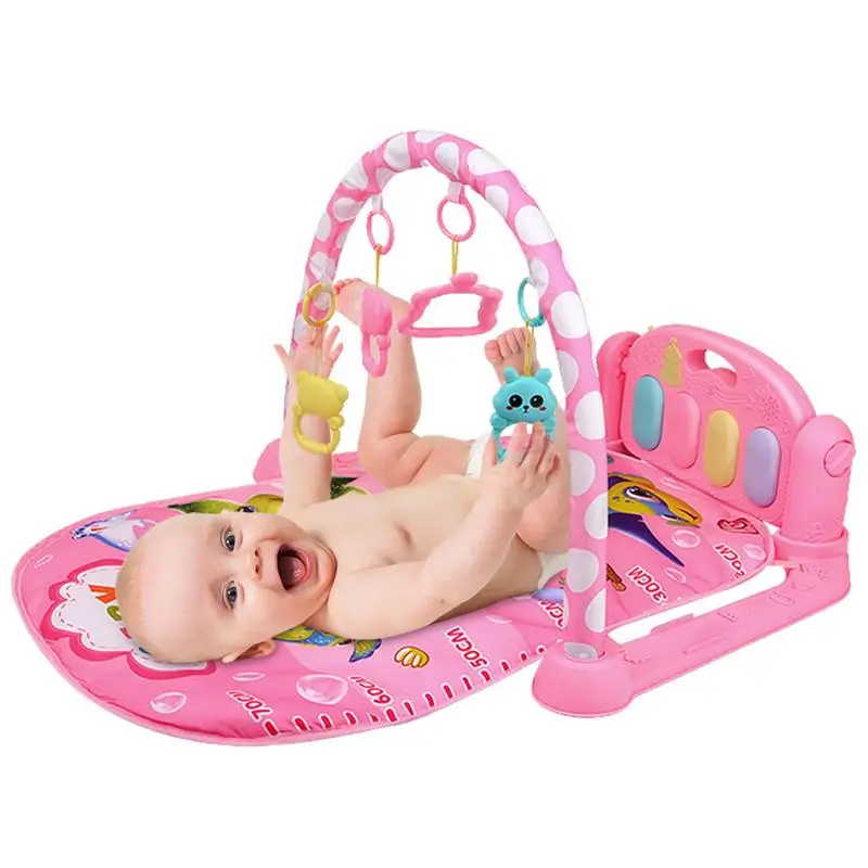 

Детский игровой коврик для спортзала, игровой коврик для малышей, игровой коврик для ползания с подвесками, игровым центром для младенцев и малышей