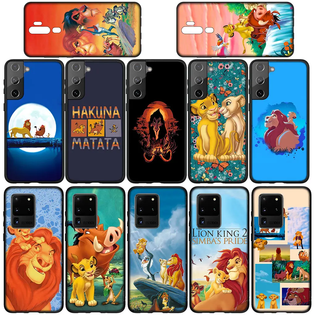 The Lion King Simba Pumbaa Phone Cover Case for Xiaomi Poco X6 M6 X3 NFC GT X4 M4 Pro F3 C40 C65 4G Funda Coque Soft Casing