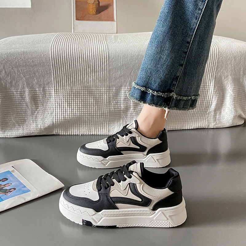 BCEBYL весенне-осенняя Повседневная модная женская обувь с круглым носком