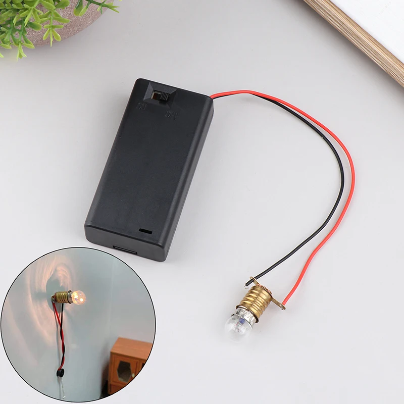 1 компл. 1:12 кукольный домик миниатюрная лампочка держатель лампы домашнее