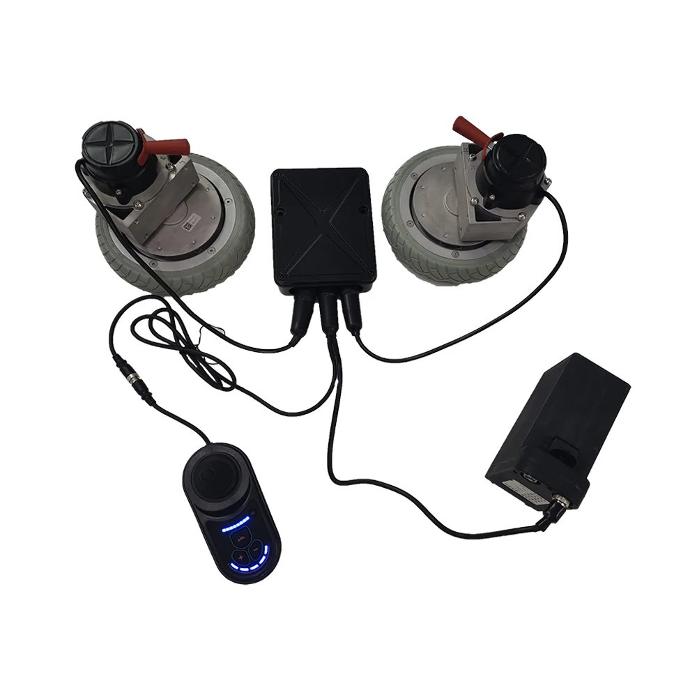 

Electric wheelchair conversion kit brushless motor and joystick controller