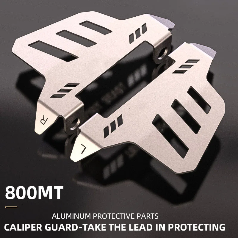 

Motorcycle Front wheel Disc Brake Caliper cover disc caliper protection board mount Accessories For CFMOTO 800 MT