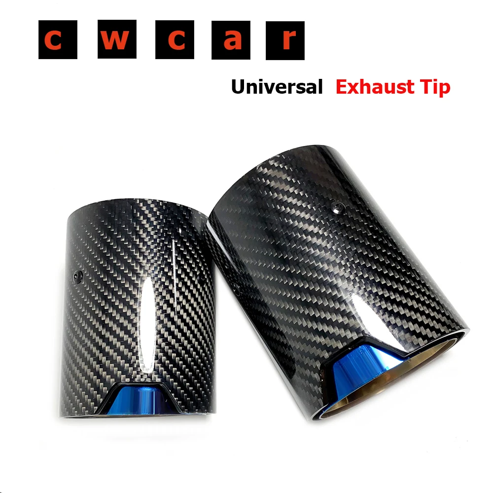 1 шт. насадки из углеродного волокна и нержавеющей стали для BMW M2 F87 M3 F80 M4 F82 F83