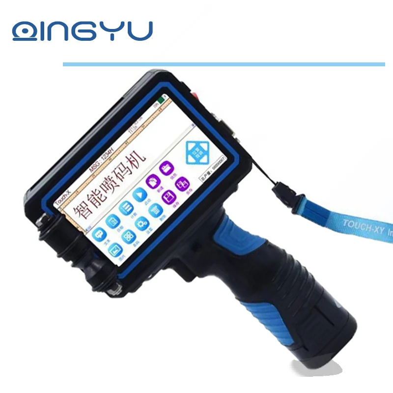 

Barcodes and graphics print handheld inkjet printer gun portable expiry date printer inkjet date