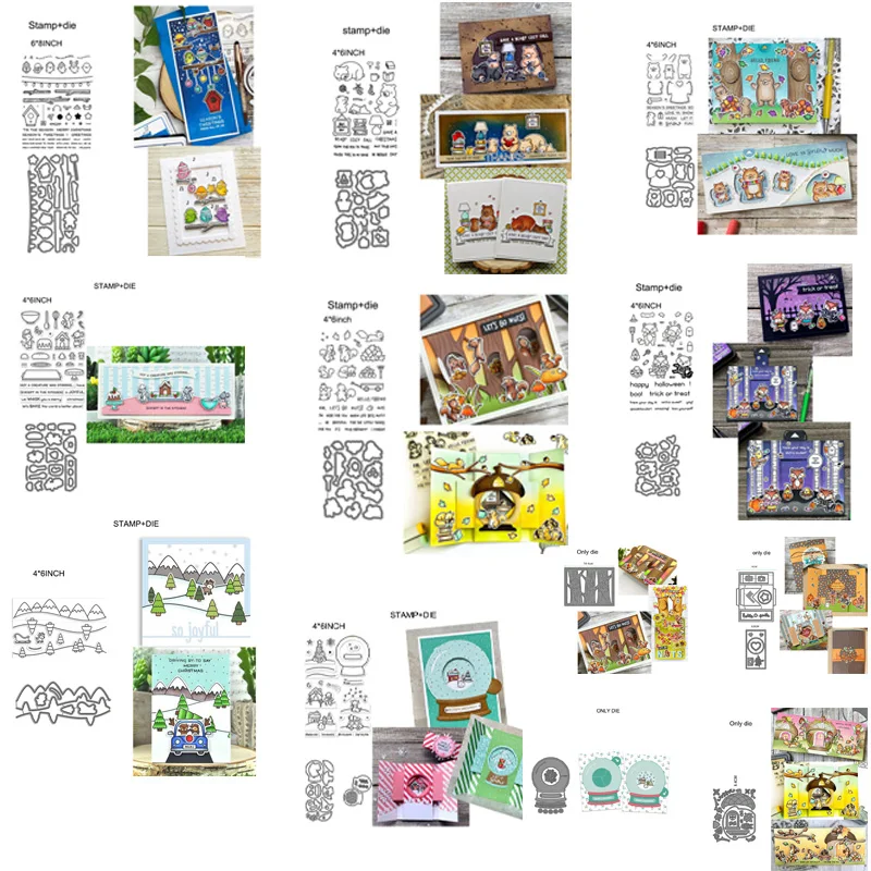 

2023 New arrival Metal Cutting Dies Essentials diy Scrapbooking Photo Album Decorative Embossing PaperCard Crafts Die