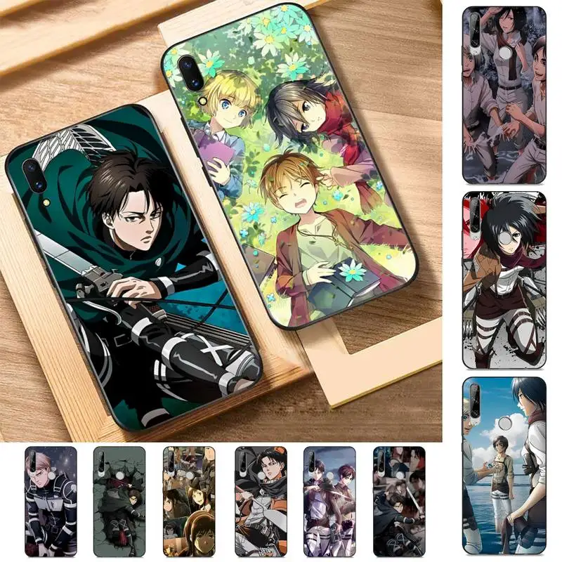 

Attack On Titan Phone Case for Huawei Y 6 9 7 5 8s prime 2019 2018 enjoy 7 plus