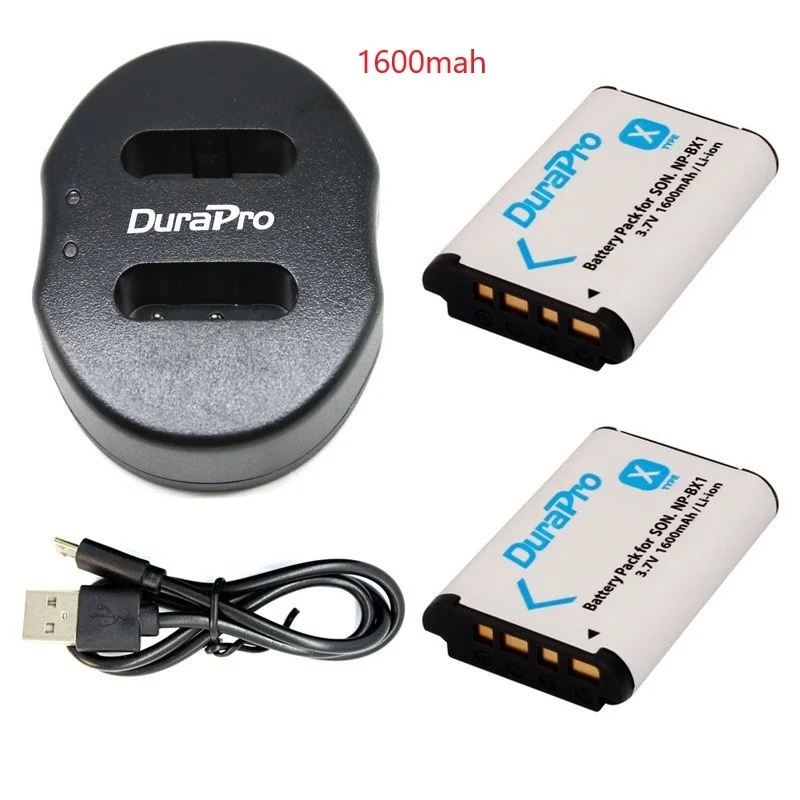 

NP-BX1 1600MAH Camera Battery + Elliptical Dual Charge For Sony Camera