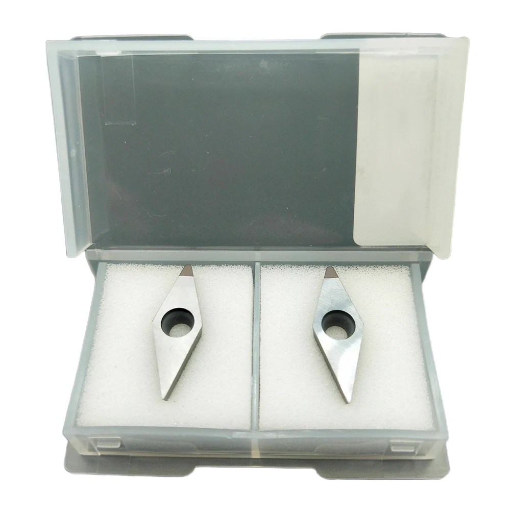 

VCGT160408 PCD Blades 2pcs Blades Carbide Diamond Indexable Inserts Polycrystalline Toolholding Used For Aluminum