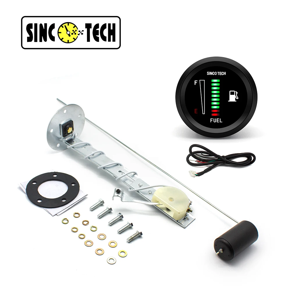 

SINCOTECH 611F Автомобильный указатель уровня топлива 52 мм, черный, 8-36 В, автомобильный счетчик