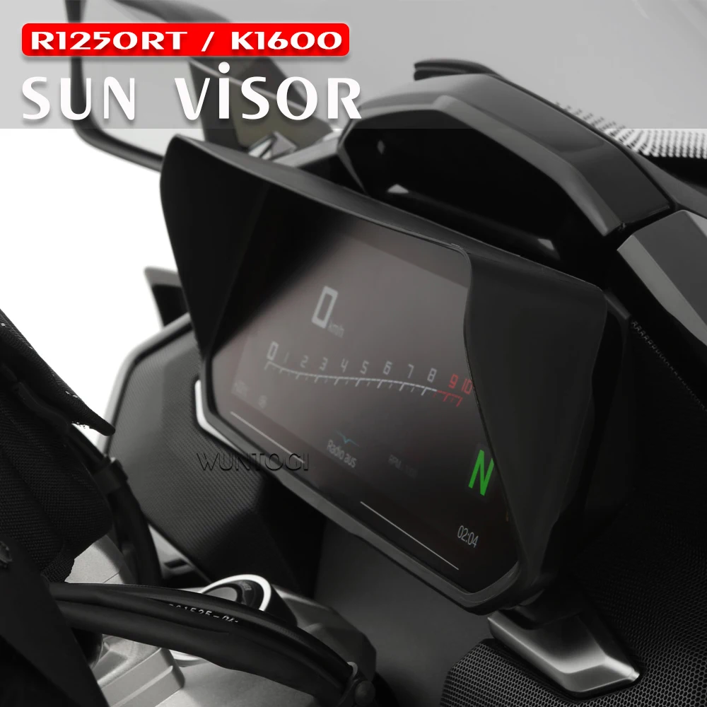 

Motorcycle Glare Shield TFT Display Sun Visor R1250 RT Accessories For BMW K1600GTL K1600GT K1600B Meter Cover Guard Protector
