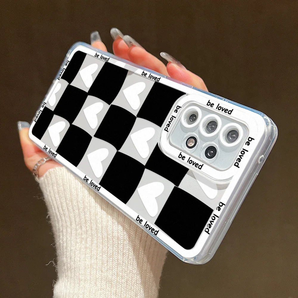 Clear TPU Phone Case For Samsung S24 Ultra A55 A54 5G Funda S23 S22 S21 A52S A53 A33 A35 A34 A71 A73 A05S A03S A72 Bumper Cover