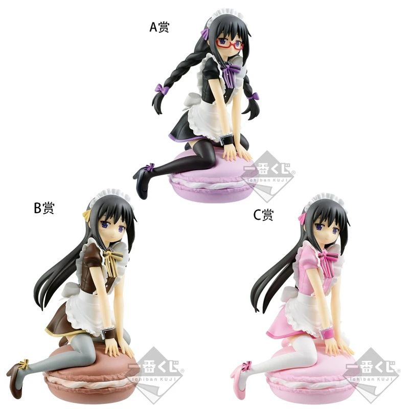 

[In stock] Original Ichibansho Puella Magi Madoka Magica bulk cargo No box Akemi Homura Macaron Anime Doll Toys Model Figure