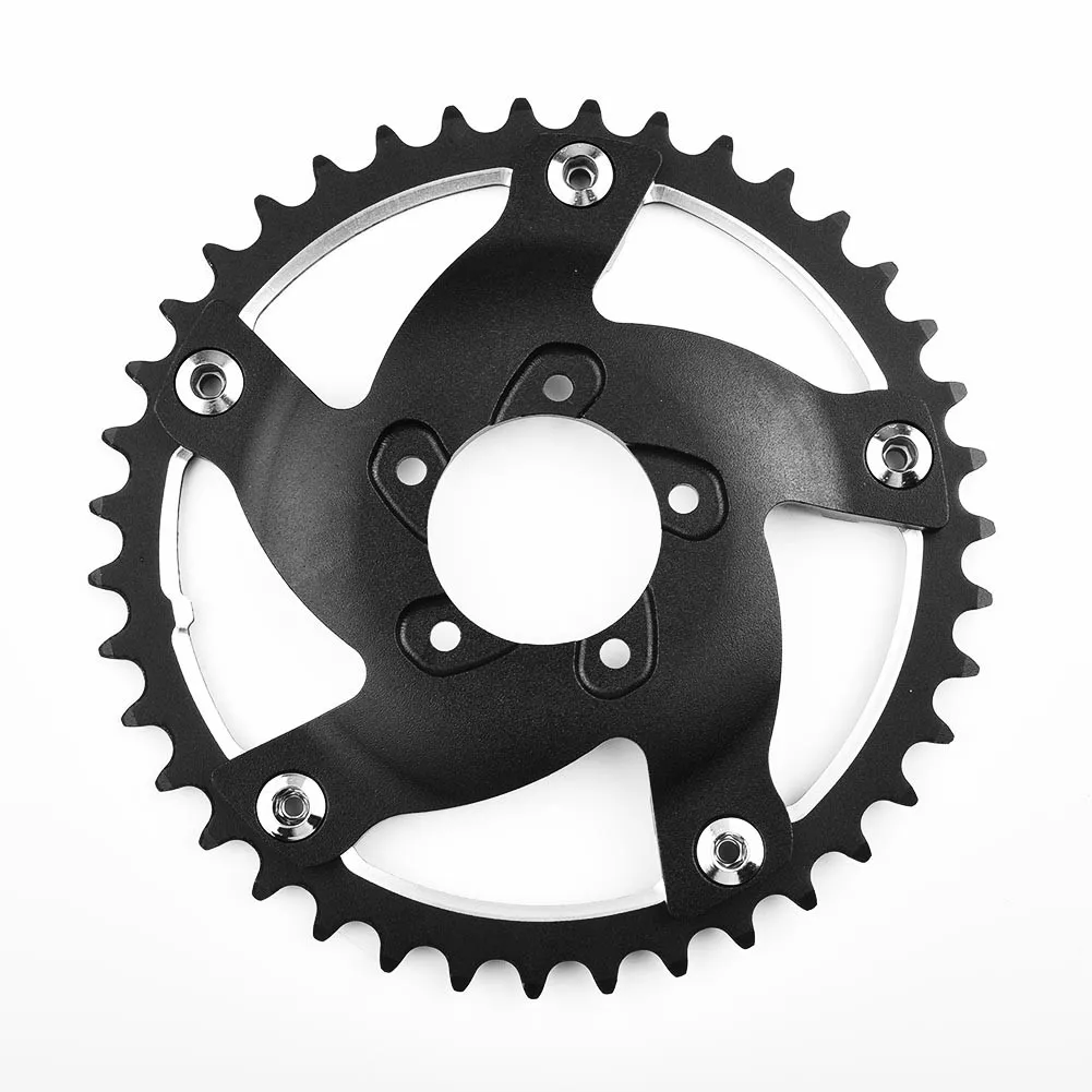 

Ebike Electric Bicycle Chainring For Bafang BBSHD BBS03 130BCD Spider Adaptor Optional Size 39T 40T 42T 44T 46T 48T
