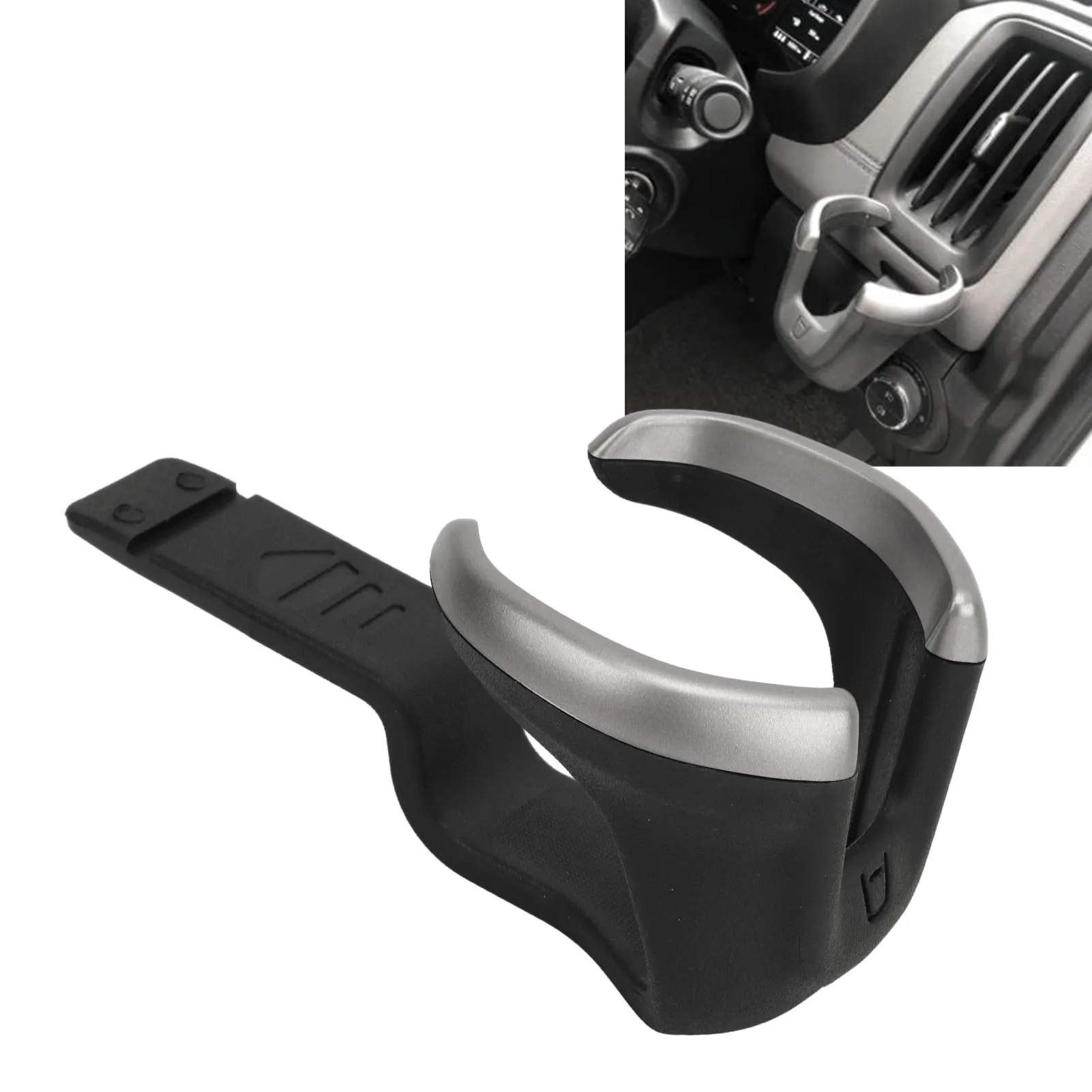 

2Pcs Dashboard Cup Holder Support Insert 52124622 Front Cup Holder Trim for RG Colorado TrailBlazer Space Single Cab 16-22