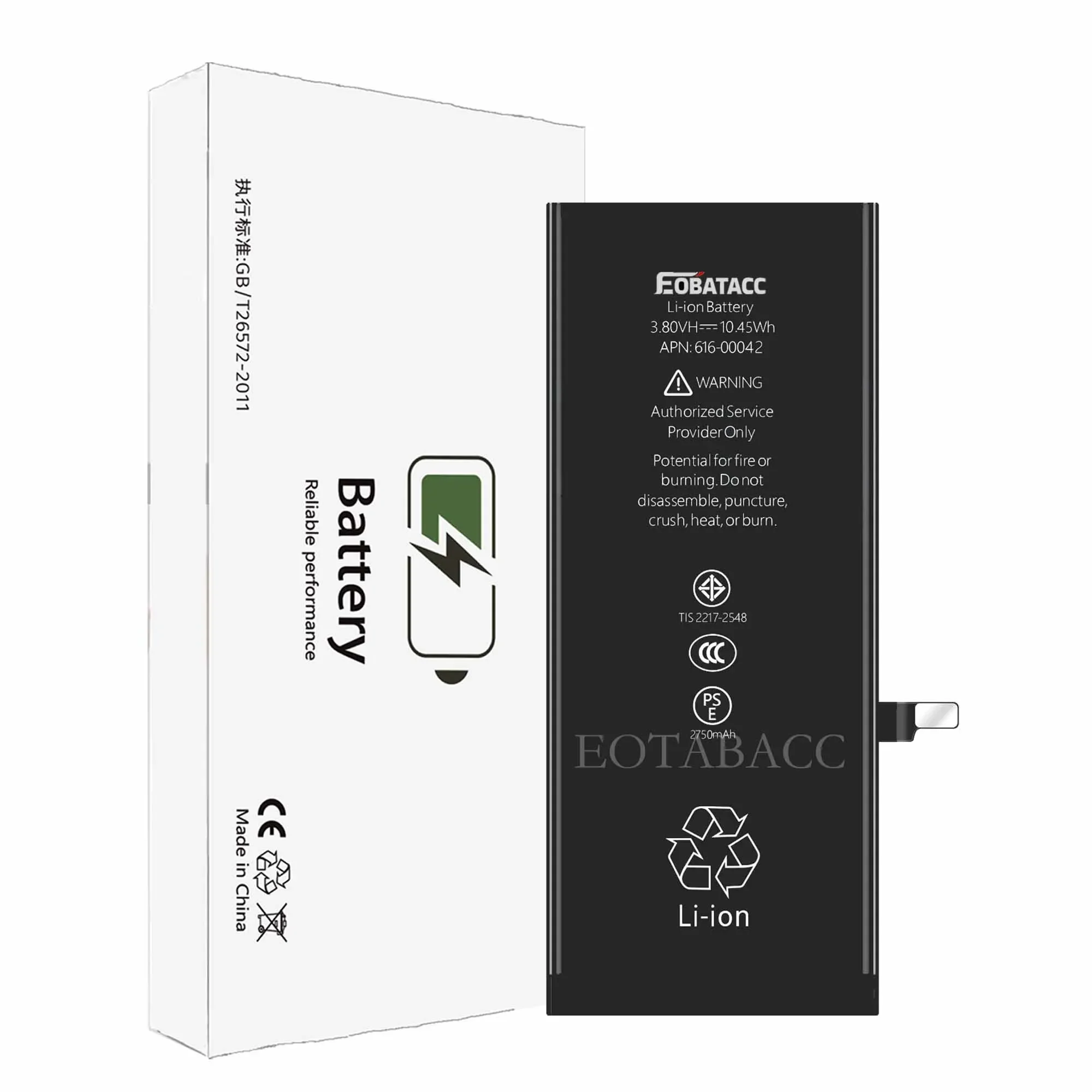 EOTABACC High Quality 100% Original Battery For iPhone 6S plus 6SP A1634/A1687/A1690/A1699 Phone Battery+Tools