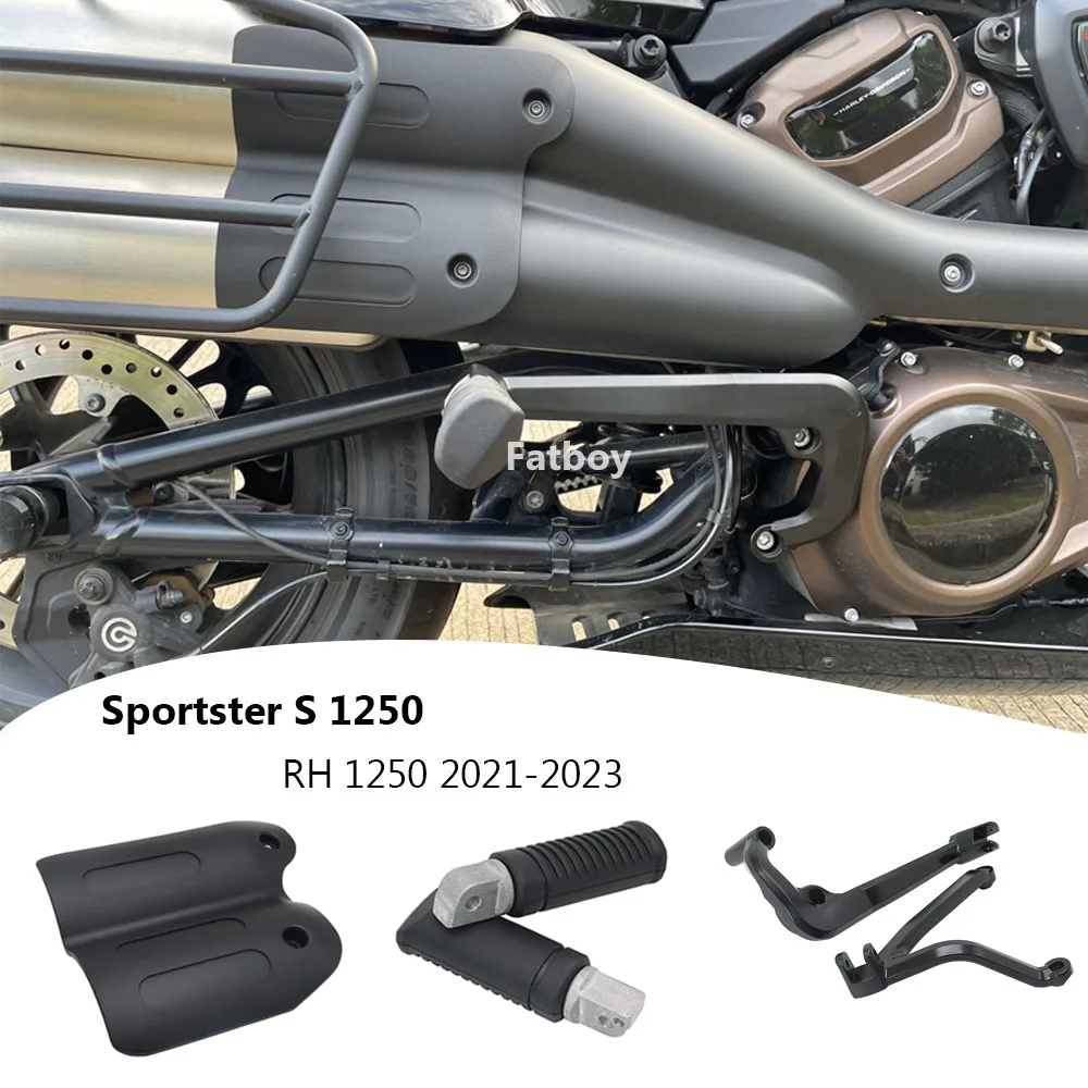 Мотоциклетные задние Пассажирские подножки педаль и комплект креплений для Harley