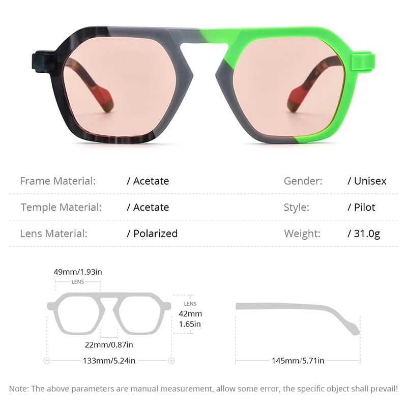 Очки солнцезащитные Мужские поляризационные в стиле ретро