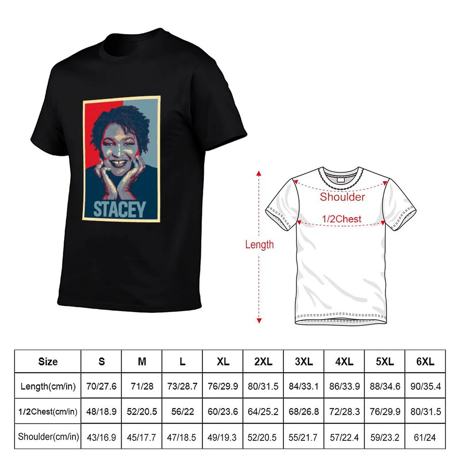 Футболка Stacey Abrams в рабочем стиле, повседневная футболка (art.: 3920dbe8bded0) - 3920dbe8bded0