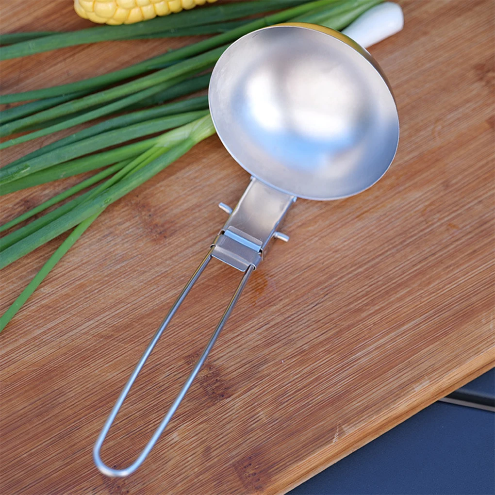 

Складная ручная Ложка для кемпинга, уличный скиммер, кухонная утварь, барбекю