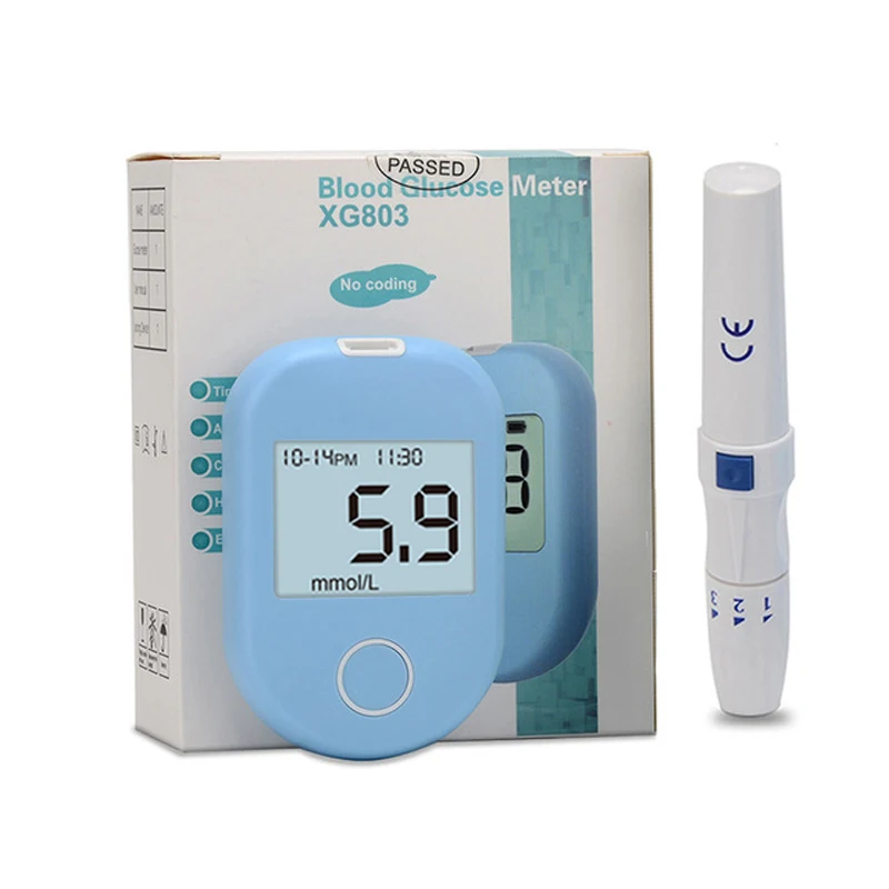 Medical Blood Glucose Meter Glucometer Diabetic Sugar Gluco Diabetes Tester Monitor Or Test Strips Lancets Health Care Tools