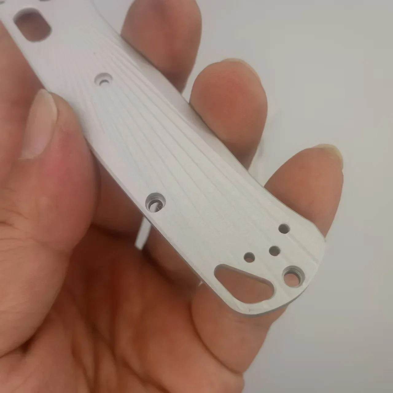 1 пара алюминиевых пескоструйных весов с ручкой сделай сам для Benchmade Bugout 535