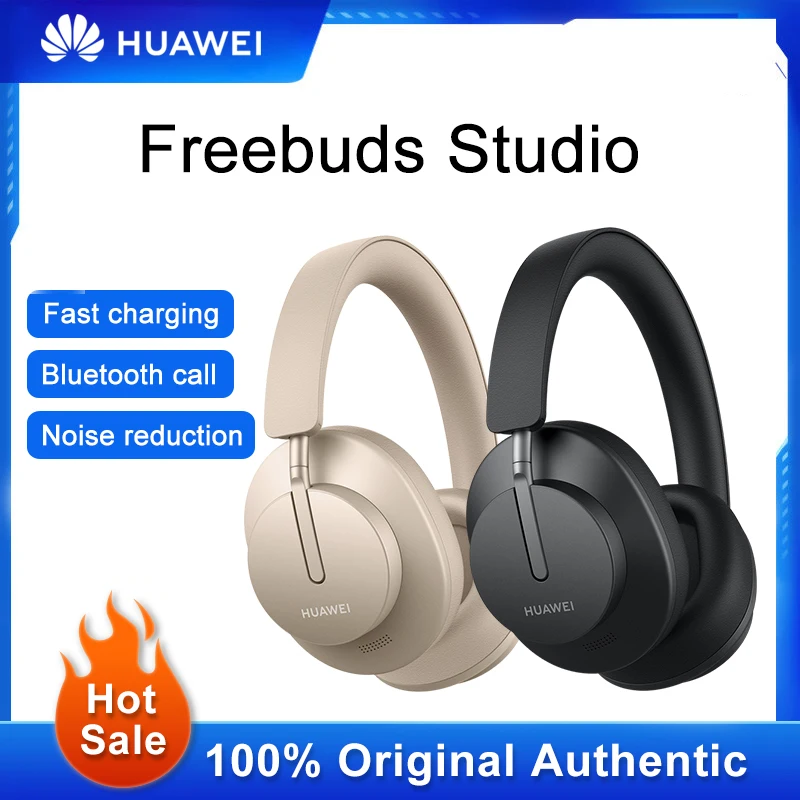

Оригинальные Накладные наушники Huawei Freebuds Studio, беспроводные Bluetooth наушники TWS Hi-Fi ANC, шумоподавляющая гарнитура с микрофоном