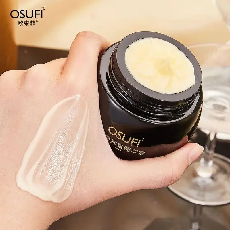 OSUFI эссенция против морщин черный крем для лица увлажняющий осветляющий тонкие