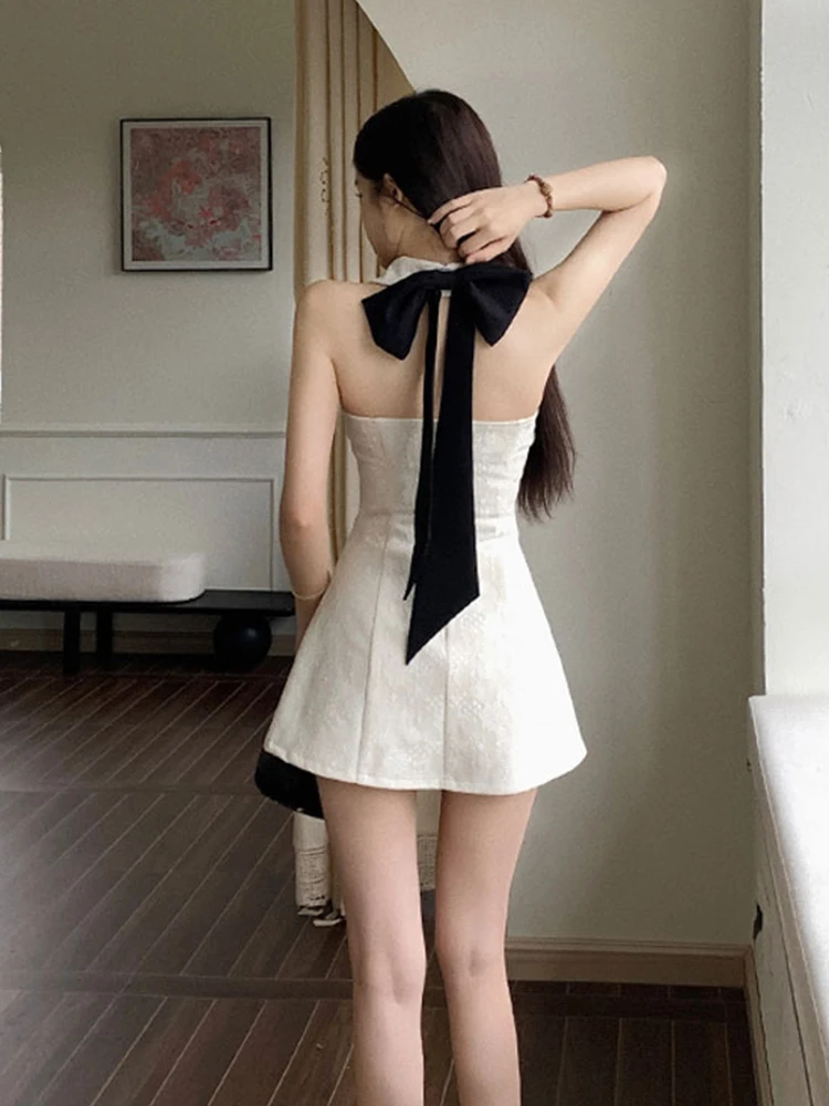 Женское твидовое короткое платье Элегантное маленькое очаровательное вечернее