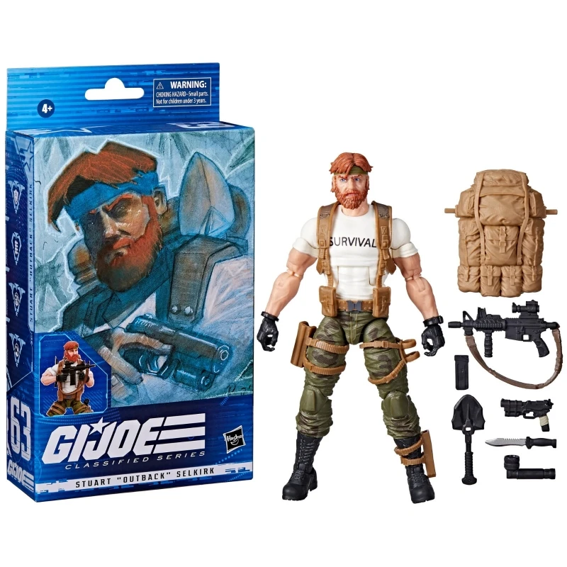 В наличии HASBRO G.I. Joe Classified 6-дюймовая фигурка Outback Falcon экшн-фигурка модель
