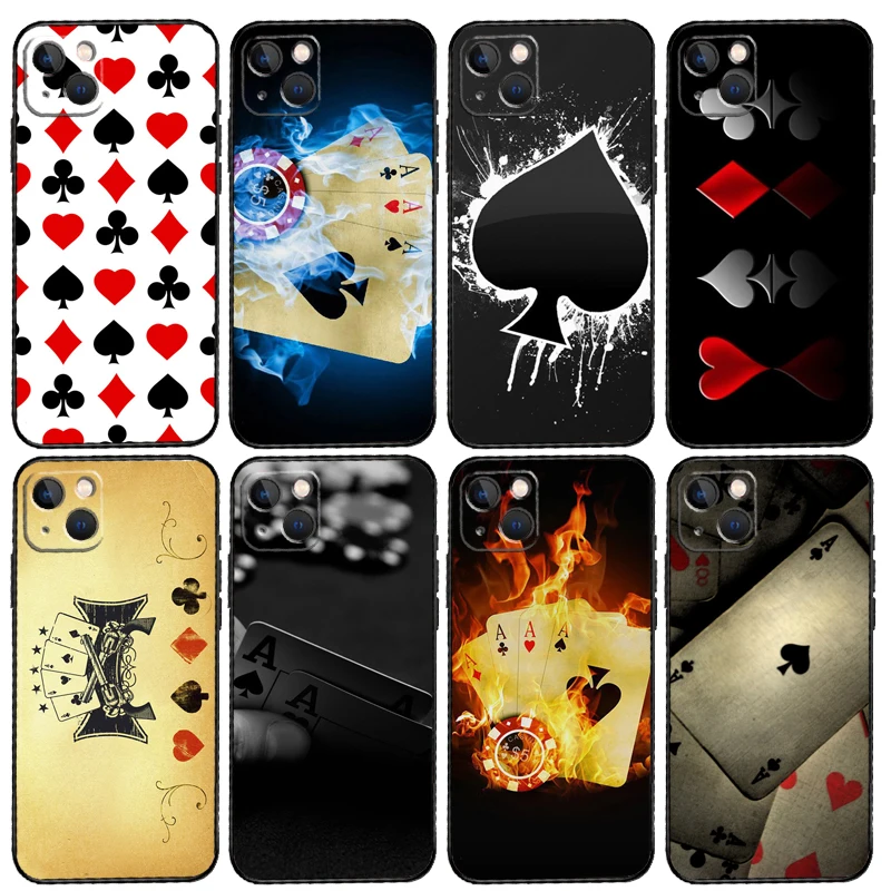 Фото Чехол Spades Poker Play Cards Ace для Honor Magic 8 6 5 7 Pro X9d X9c X9b X9a X8c X8b Win RT 50 70 90 200 400 Lite №1