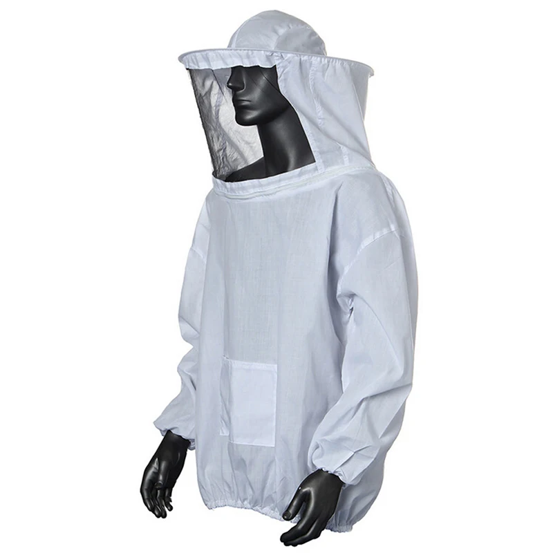 

Bees Protective Clothing Beekeeping Suit Economy Beekeeping Jacket Smock Protector Bee Keeping Hat Sleeve Breathable Equipment