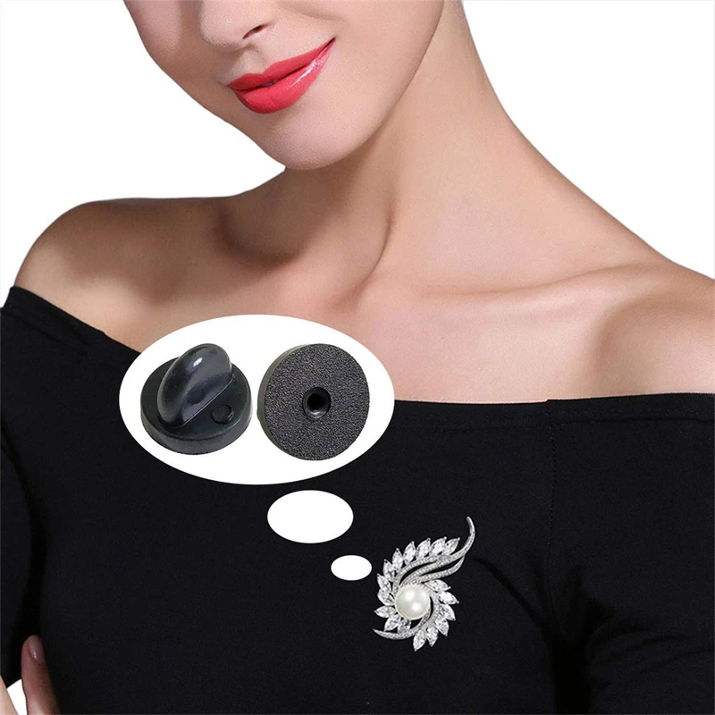 Резиновые нашивки на спине универсальные для топов с лямкой шее и булавок