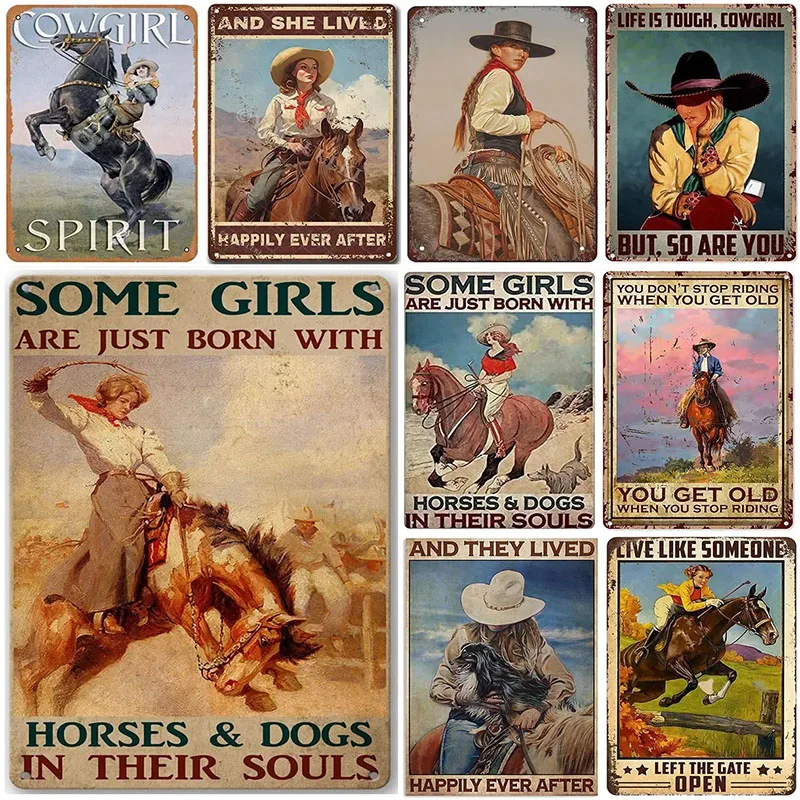 Винтажный Металлический Настенный Декор В Виде Пастушки С Тематикой Кавалерии И