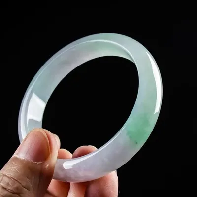 Ювелирные изделия zheru браслет из натурального бирманского нефрита 54 мм-62 мм