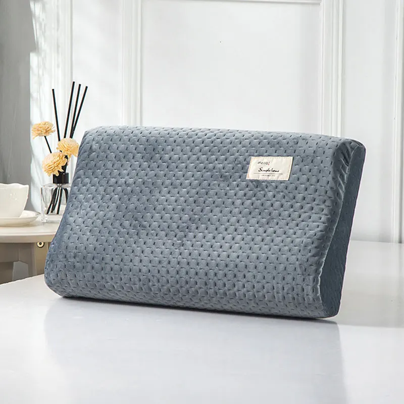 

Solid Cotton Latex Pillowcase Winter Warm Sleeping Pillow Cover for Memory Poam Latex Pillow Protector Adult Kids Pillow Case