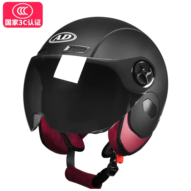 Мотоциклетный шлем с открытым лицом 3/4 женские для профессиональных мужских