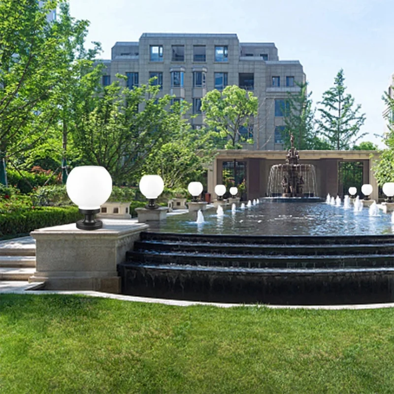 Уличный светодиодный садовый светильник на солнечной батарее квадратный