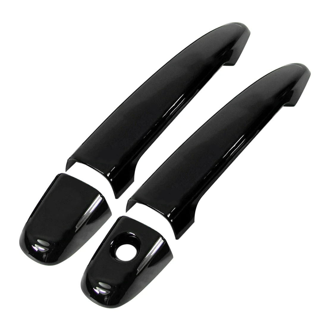 

Крышка для внешней дверной ручки, набор отделки, глянцевый черный АБС-пластик, подходит для Lexus SC430 2002-2004 2005 2006 2007 2008 2009