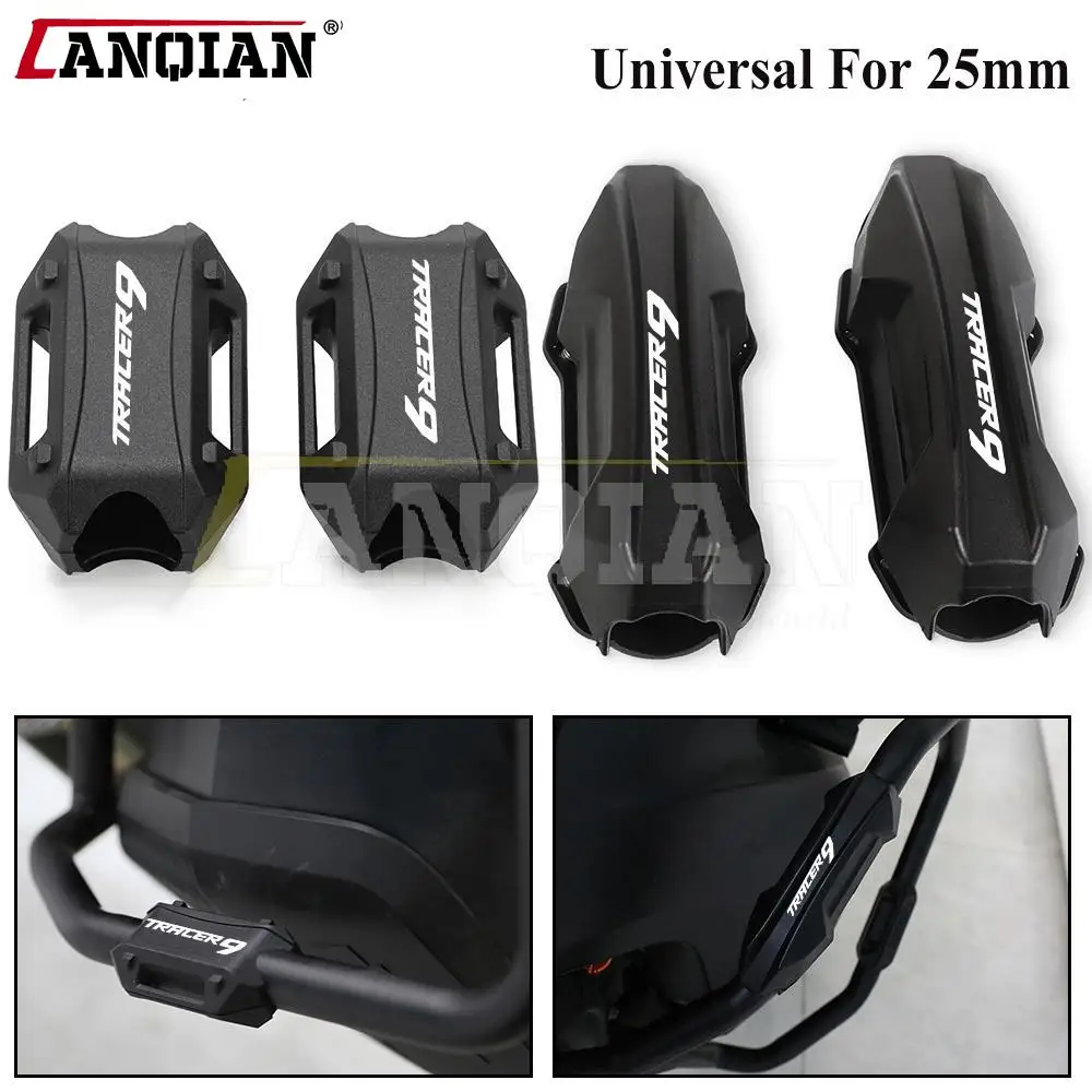 

25mm Motorcycle Engine Crash Bar Protection Bumper For YAMAHA Tracer9 Tracer 9 GT Tracer9GT 2021 2022 Decorative Guard Block