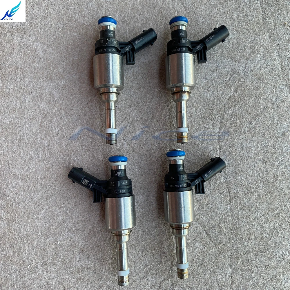 Фото OEM новые топливные форсунки Boschh, 4 шт. для V W Tiguan AUDII A3 A4 Q5 TT 2.0L 06H906036G/E/P №2