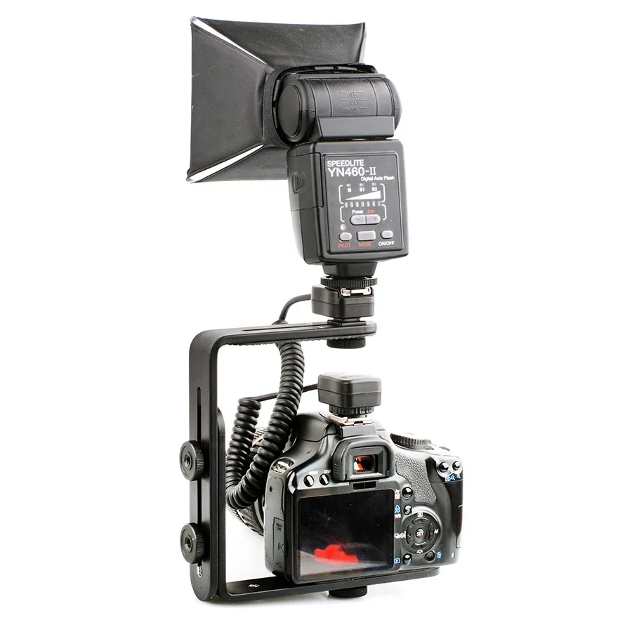 Camera Flash Light Stand Metal Bracket Mount Holder for Canon Nikon Yongnuo YN560 430EX 580EX 600EX SB700 SB800 SB900 Speedlight