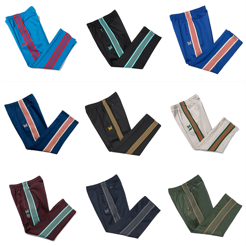 

Новинка, Модные полосатые брюки для мужчин и женщин, женские тренировочные брюки, прямые брюки в стиле Хай-стрит, хип-хоп