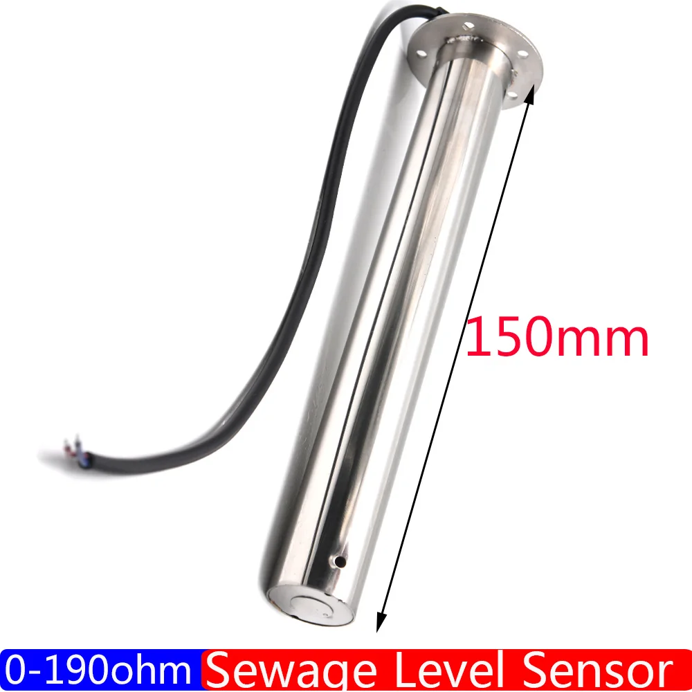 Датчик уровня сточных вод, 8 цветов, подсветка, 52 мм, блок удержания воды для лодки, датчик уровня сточных вод под заказ