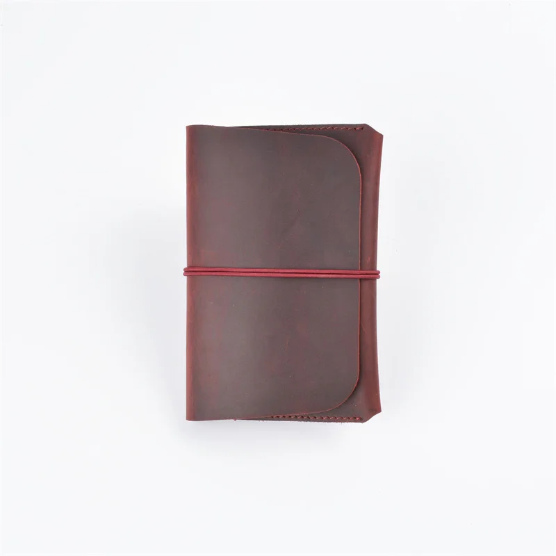 Vintage Leather Passport Holder Document Holder Layer Leather Boarding Card Wallet Men's Card Holder Passport Holder 1 Pcs