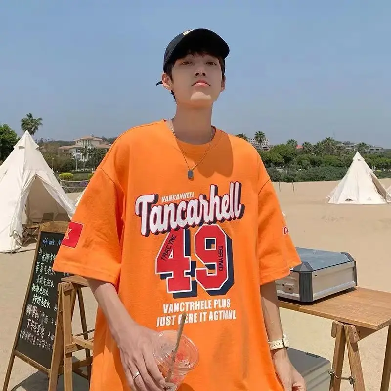 

Hip Hop Digital Print Cotton Loose Graphic T Shirts Women Men Short Sleeve Casual Tshirt 2022 Summer Large 3XL Korean Tshirt Top